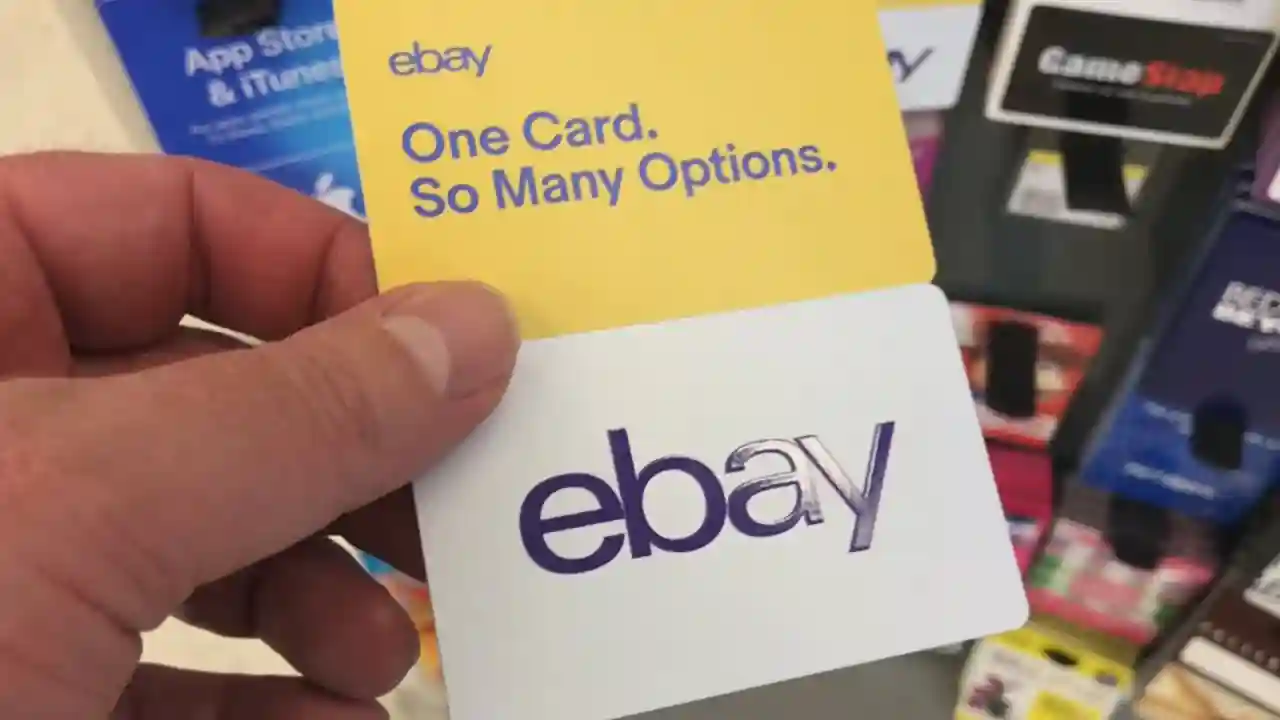 how to use eBay cards